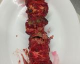 A picture of step 1 of Chukandaari paneer tikka.