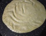 A picture of step 2 of Lauki peel Roti.