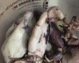 Foto langkah ke 2 dari resep Tumis Cumi asin tempe pete.