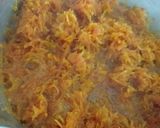 A picture of step 3 of Gajar kheer/ Gajjraila.