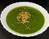 A picture of step 10 of Lasooni Palak.
