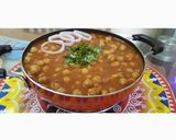 A picture of step 5 of Punjabi Chole Masala.