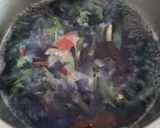 A picture of step 3 of Butterfly pea flower tea.