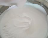 A picture of step 2 of Tiramisu Coffee Cake | No-Bake Cake | Marie biscuit Dessert.