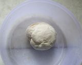 A picture of step 2 of Sooji dahi bhalle with crispy papdi.