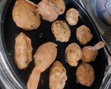 A picture of step 5 of Soya chunk chickpea kabab.
