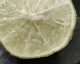A picture of step 1 of Masala lemon mojito.