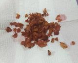 Foto del paso 2 de la receta: Ensalada de espinacas con tocino y vinagreta