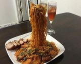 Hình bước làm 7 của món Mì bay, thịt ba chỉ kiểu Chashu