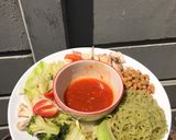 รูปขั้นตอนการทำที่ 7 ของ สุกี้บะหมี่ผักไก่ย่าง (ฉบับคนลดน้ำหนักแบบไม่เครียด กินสายกลาง)