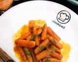 A picture of step 11 of Orange Glaze Roasted BabyCarrots.