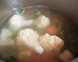 Foto del paso 2 de la receta Sopa de garbanzos con pasta y hortalizas