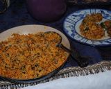 A picture of step 18 of Persian spicy prawn with rice.