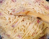 A picture of step 5 of My Favorite Pasta Carbonara.