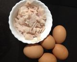 Foto del paso 3 de la receta Tortilla de calabacín y pechuga de pavo