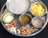 A picture of step 1 of Puffed Amaranth Paag.