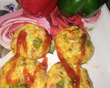 A picture of step 4 of Egg muffins(veg).
