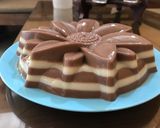 Foto langkah ke 9 dari resep Puding lapis coklat vanila.