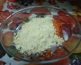 A picture of step 1 of Carrot Pakoda Manchurian.