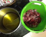 Foto del paso 1 de la receta: Conejo en escabeche con verduras y frutos dulces