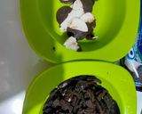 Foto langkah ke 2 dari resep Puding Susu Oreo.