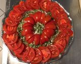 Une image de l'étape 5 de Salade de tomates à l oignon doux d Italie,herbes aromatiques et parmesan.