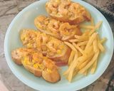 Foto langkah ke 3 dari resep Prawn brusetta.
