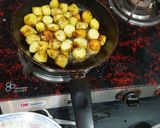 A picture of step 2 of Shakar Kand Chaat.