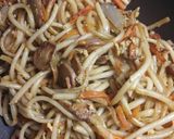 Zöldséges pirított tészta🍝🍄🥕 recept fázis 4 fotója