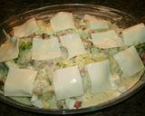 Foto del paso 12 de la receta: Brócoli y coliflor con bechamel, huevo y pavo