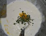 A picture of step 4 of Trirangi Dhokla Cake.