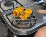 A picture of step 7 of Tandoori paneer tikka.