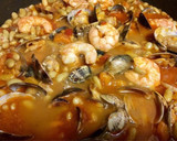 Foto del paso 2 de la receta: Verdinas con langostinos y almejas