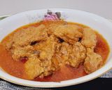 A picture of step 8 of Murg 12 masala.