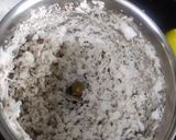 A picture of step 2 of Kerala style palak thoran.