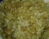 A picture of step 1 of Loki ka halwa.