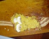 Baconbe tekert, mustáros-gombás csirkecomb recept fázis 3 fotója