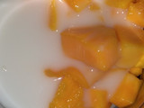 Mango milk shake