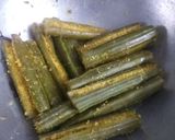A picture of step 6 of Massala Drumstick.