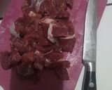 Foto langkah ke 1 dari resep Daging Sapi Masak Lada Hitam.