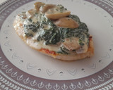 Foto del paso 7 de la receta: Pollo en salsa de espinacas y champiñones