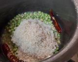 A picture of step 3 of Tuvar Dana pulao.