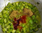 A picture of step 5 of Sponge gourd (galka) curry.