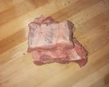 Foto del paso 1 de la receta: Costilla de puerco bañada en salsa bechamel