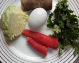 A picture of step 1 of Sweet potato egg shami.