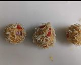 A picture of step 3 of Maggi balls.