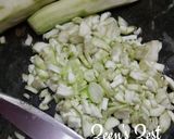 A picture of step 1 of Turai Aloo/Ridge Gourd and Potato Curry.