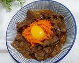 日式月見牛丼的食譜步驟5照片