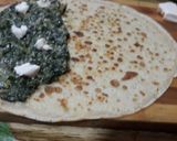 Une image de l'étape 3 de Crêpes aux épinards et fromages.