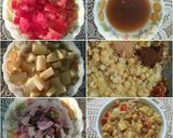 A picture of step 2 of White matar.... Street food.